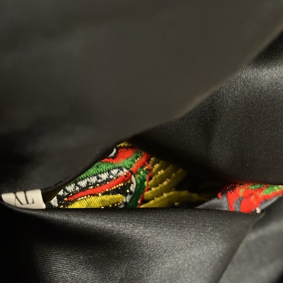 Vintage Black and Red Dragon Embroidered Robe - Picture 12 of 15